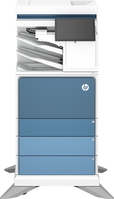 HP LaserJet Impresora multifunción Color Flow 6800zfsw, Color, Impresora para Imprima, copie, escanee y envíe por fax, Flow; Pantalla táctil; Grapado; Cartucho TerraJet