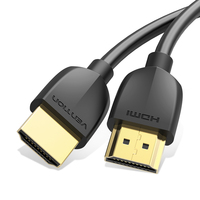 Vention AAIBH HDMI kábel 2 M HDMI A-típus (Standard) Fekete