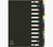 Exacompta 55121E Tab-Register Konventioneller Dateiordner Karton Schwarz