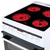 Amica AFC5550WH cooker Freestanding cooker Ceramic Black, White A