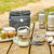 Lékué 881527 Brotdose Lunchpaket Recyceltes Polyethylenterephthalat (rPET) Grau