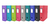 Oxford 400105071 boîte à archive 600 feuilles Noir, Bleu, Vert, Gris clair, Rose, Violet, Rouge, Turquoise Polypropylène (PP)