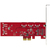 StarTech.com Tarjeta PCIe Controladora SATA de 10 Puertos - Tarjeta de Expansión PCI Express SATA - 6Gbps - Perfil Bajo/Completo - Conectores SATA Apilados - ASM1062 sin RAID