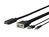 Vivolink PROVGAHDMI3 video kabel adapter 3 m HDMI VGA (D-Sub) + 3.5mm + USB Type-A Zwart